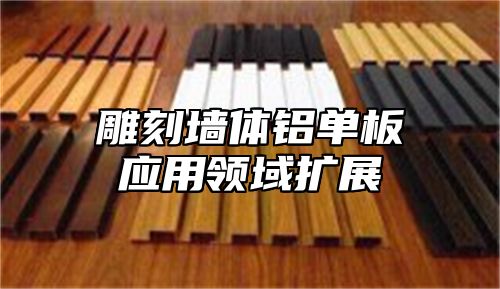 雕刻墙体铝单板应用领域扩展