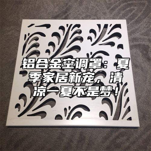 铝合金空调罩：夏季家居新宠，清凉一夏不是梦！