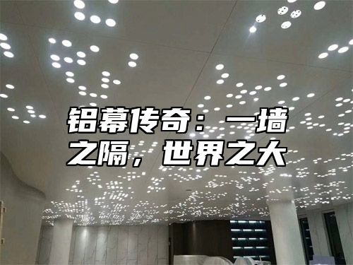 铝幕传奇：一墙之隔，世界之大