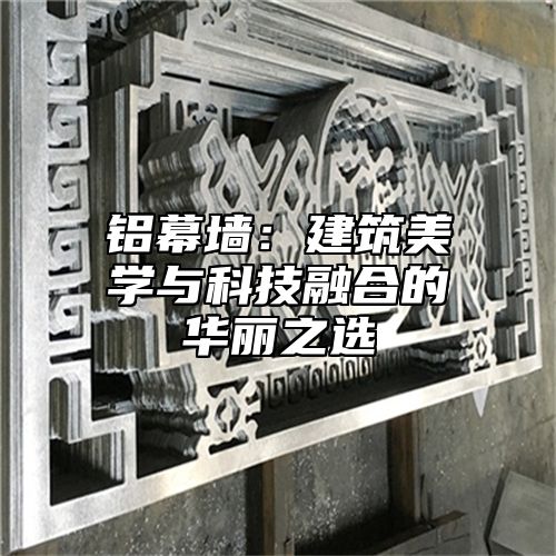 铝幕墙：建筑美学与科技融合的华丽之选