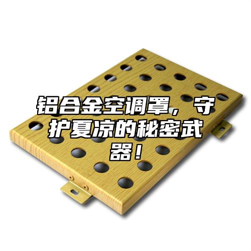 铝合金空调罩，守护夏凉的秘密武器！