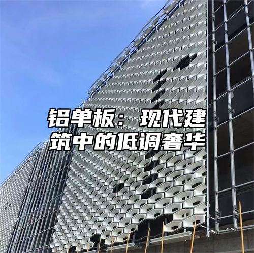 铝单板：现代建筑中的低调奢华