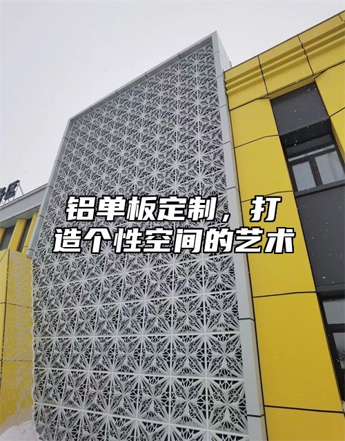 铝单板定制，打造个性空间的艺术