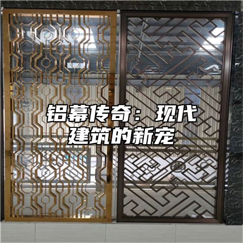铝幕传奇：现代建筑的新宠