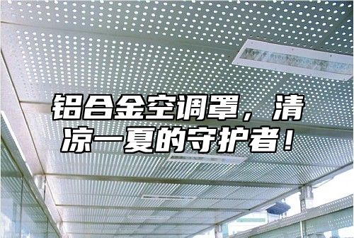 铝合金空调罩，清凉一夏的守护者！