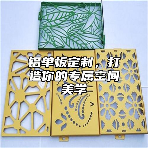 铝单板定制，打造你的专属空间美学