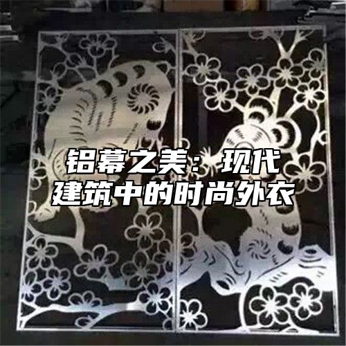铝幕之美：现代建筑中的时尚外衣