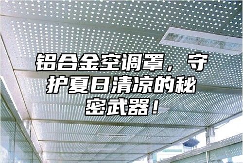 铝合金空调罩，守护夏日清凉的秘密武器！