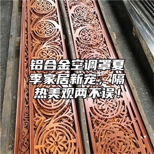 铝合金空调罩夏季家居新宠，隔热美观两不误！