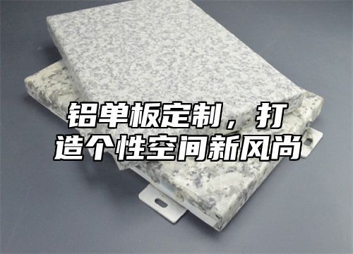 铝单板定制，打造个性空间新风尚