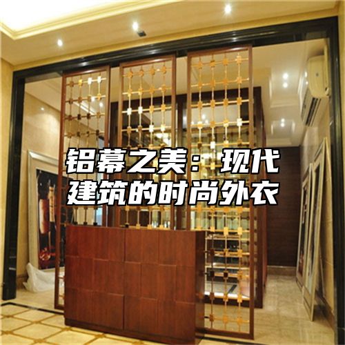 铝幕之美：现代建筑的时尚外衣