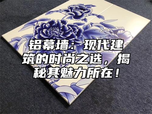 铝幕墙：现代建筑的时尚之选，揭秘其魅力所在！