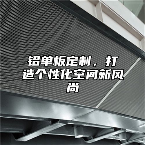 铝单板定制，打造个性化空间新风尚