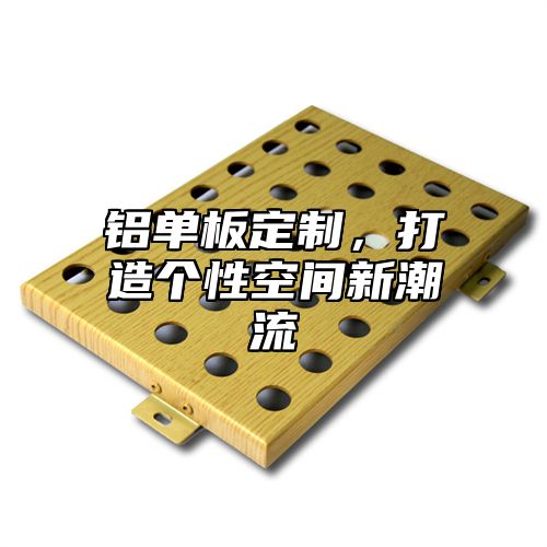 铝单板定制，打造个性空间新潮流