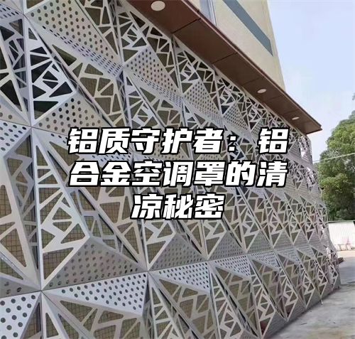 铝质守护者：铝合金空调罩的清凉秘密