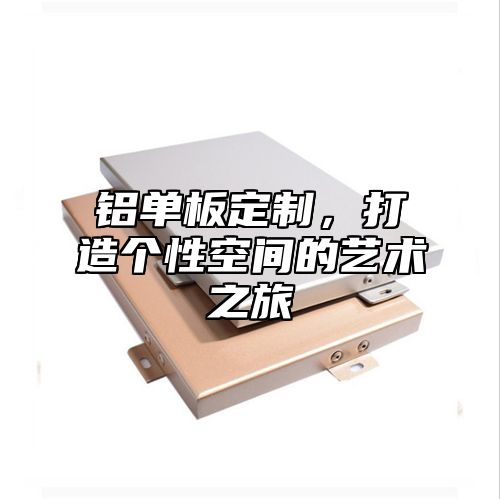 铝单板定制，打造个性空间的艺术之旅